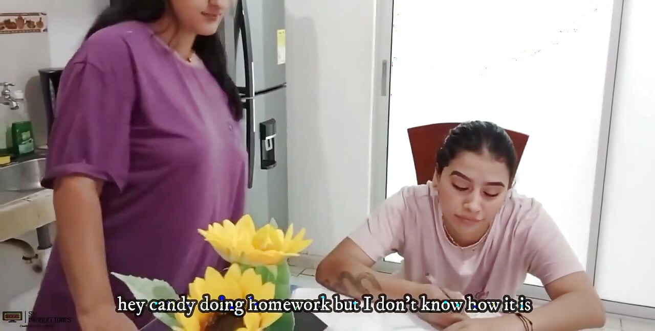 Latina Lesbian Stepmom Asks Her Beautiful Stepdaughter to Fuck Her Pussy