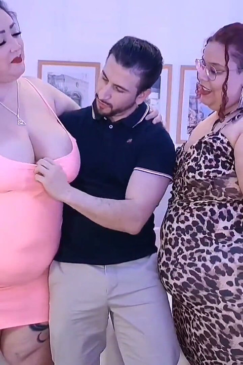 Promo Flirting Two BBW Ladies Finish in Lucky Day