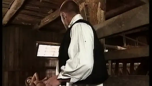 Tante seksi rambut pirang dengan toket besar dientot sama cowok berondingnya