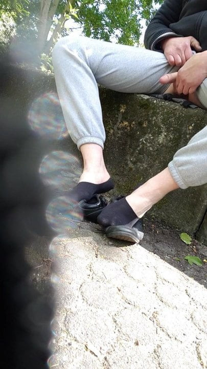 Public handjob