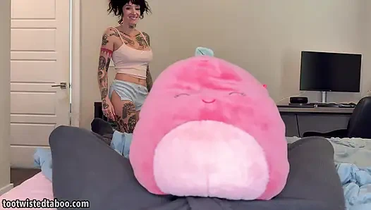 Sneaky Step Bro Stuffs Step Sis's Stuffy