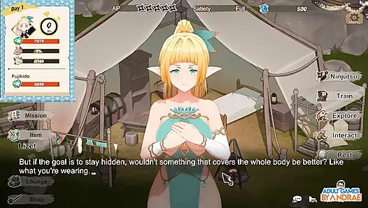 Flee, My Elven Ninja! 3D Gameplay Part 1