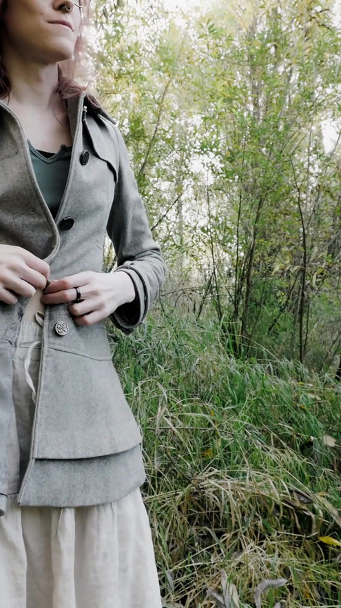 Stripping & Cumming in the Woods