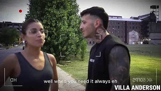 Without water in my apartment, my neighbor lets me use his bathroom. But first he wrecked my vagina.