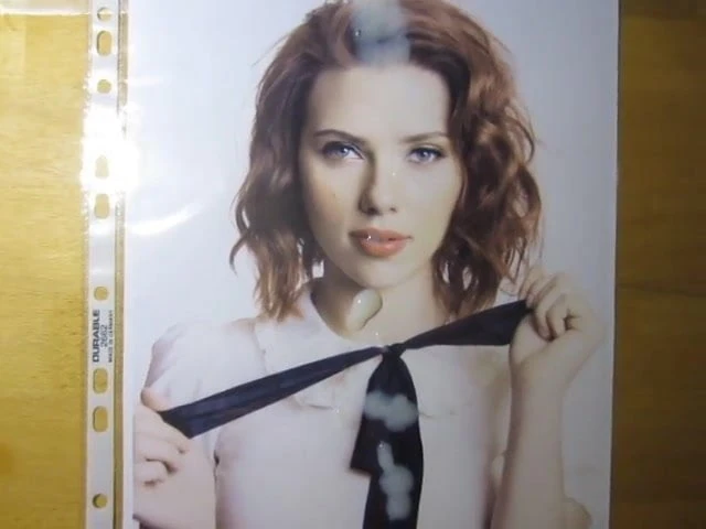Scarlett Johansson cum tribute #1