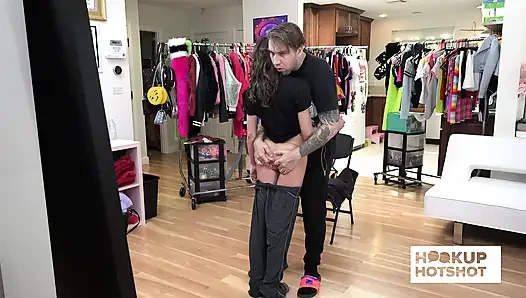 BTS - Lovely Vera King Gets Stripped And Teased Backstage!