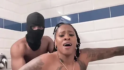 Big titty big booty Sex Goddess gets fuck hard in shower!