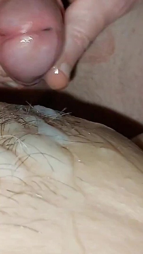 Stepson ejaculates a lot of sperm on his stepmom's pussy after fucking her | Clip 1