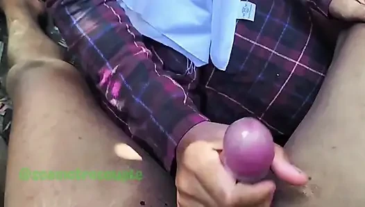Maid gives blowjob to her employer