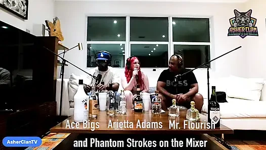 Adult Star Podcast with Arietta Adams Hosted by Mrflourish and Ace Bigs