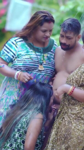Thrilling moment from "Three Horny Bhabhi Fucked By an Indian Dudhwala when their husband not at home ( Full Hindi Movie )"