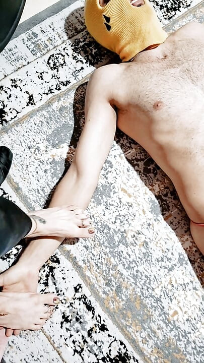 Disobedient Slave Punished with Brutal CBT and Trampling