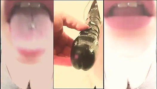 Versi video peregangan mulut cowok kulit hitam kontol besar