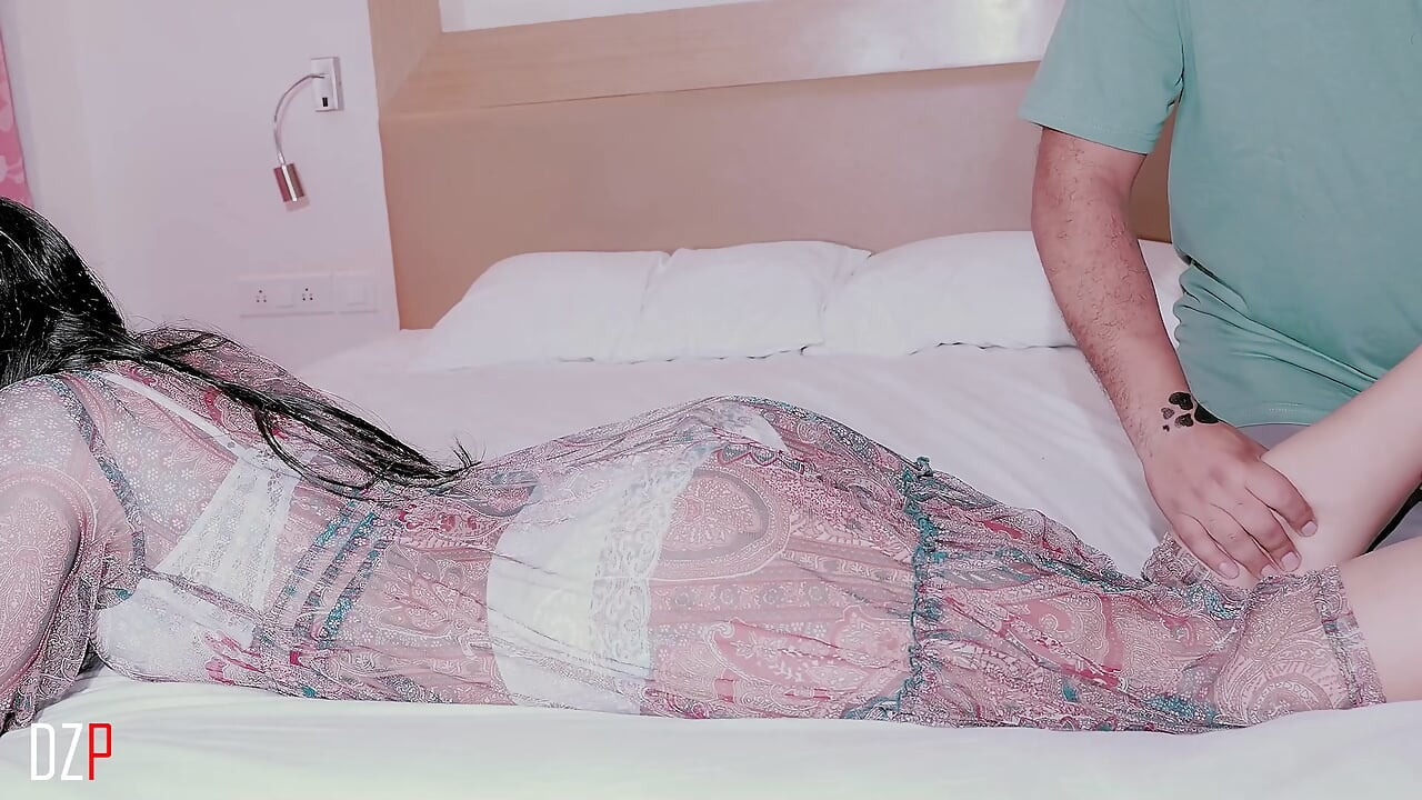 Cute Step Sis Fucked After a Body Massage