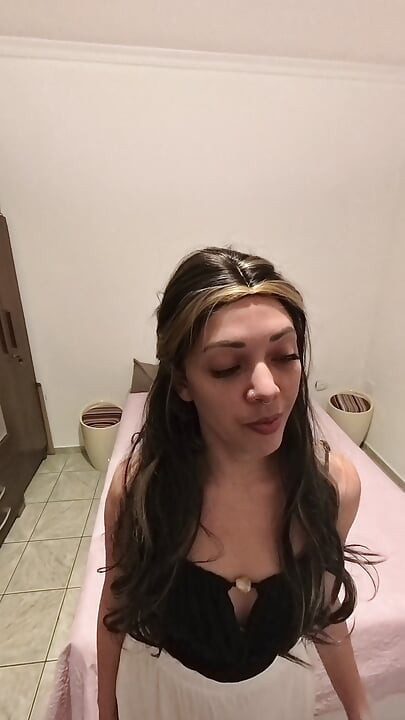 Stepmother gets on all fours for her stepson to use her pussy.