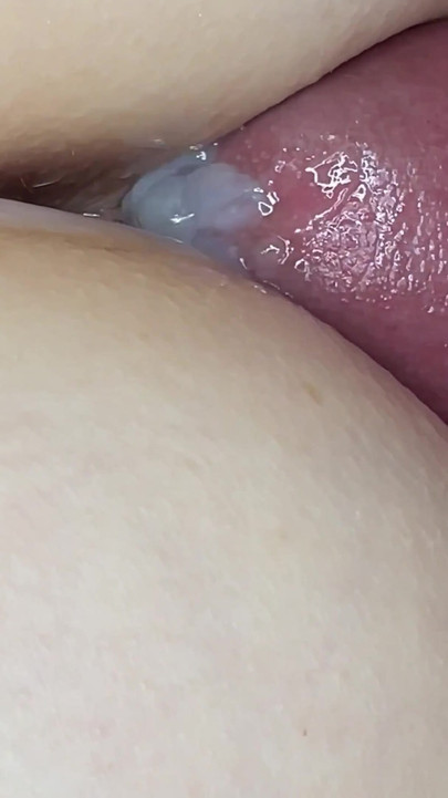 Jaw-dropping moment from "He rubs his hard cock on my tight pussy till huge cumshot!"