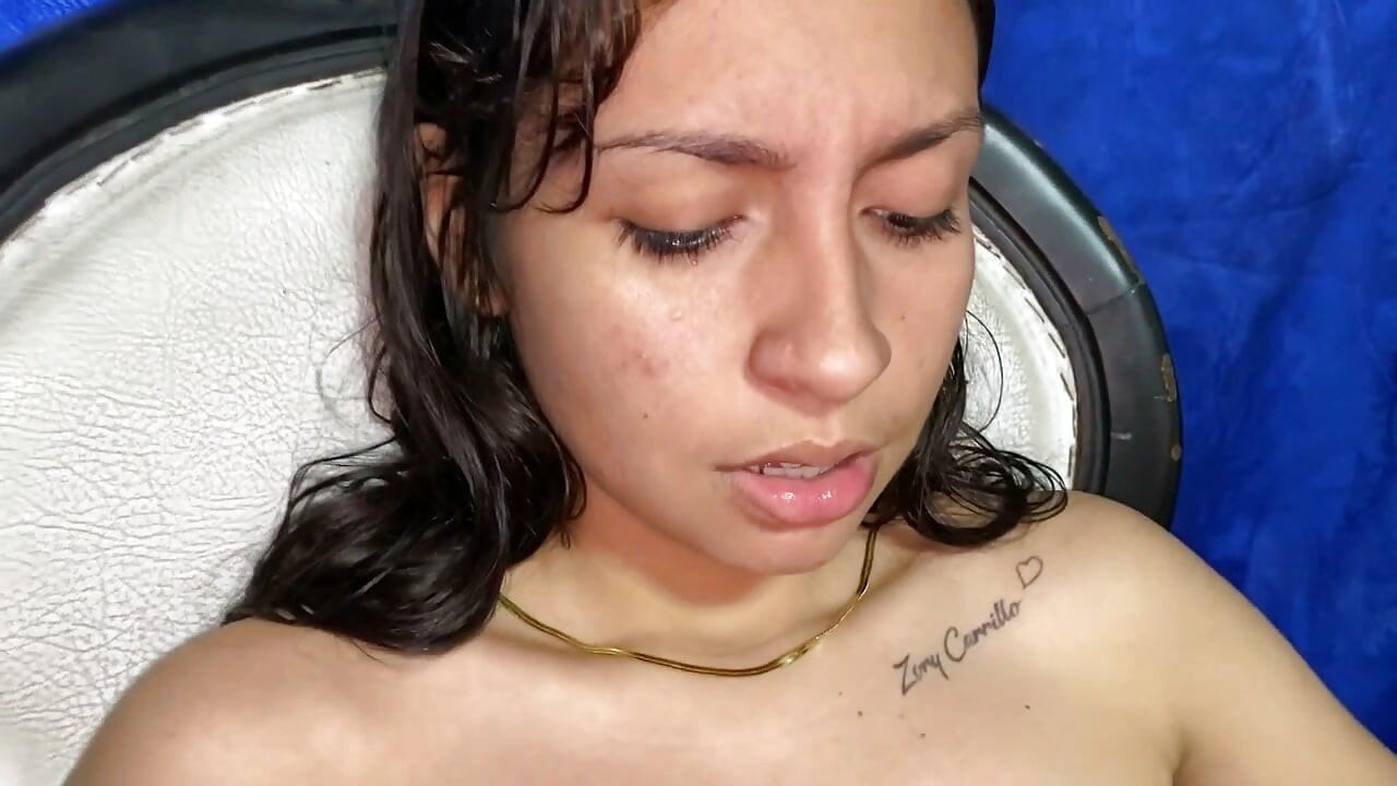 I find my stepdaughter in my workroom sculpting and I her with my great lesbian sex