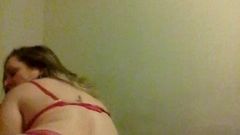 Sexy sings in lingerie perfect round assl