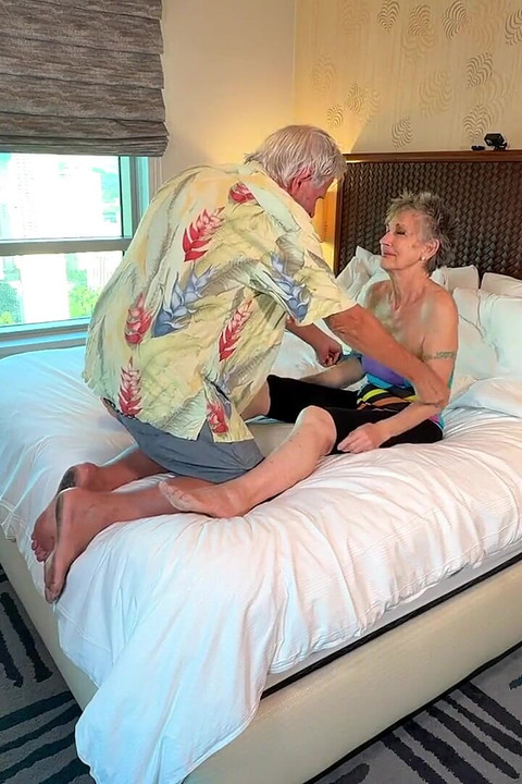 1980's Workout Video - in Gym and Bedroom