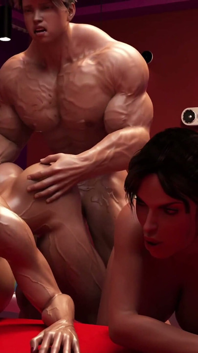 Alfa Erkek Hem Kaptan MILF'in Hem de Lara Croft'un Amını Sikiyor, Sonra Götlerini Döver - Çift Göt Kreması