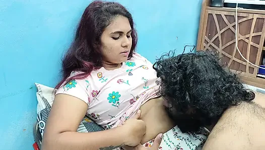 Ciuman payudara dengan jilat pusar