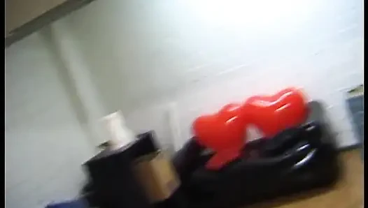 Asian whore receive two dicks