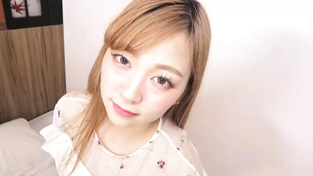 Shy Japanese youngster Renka's uses her favorite toy on her