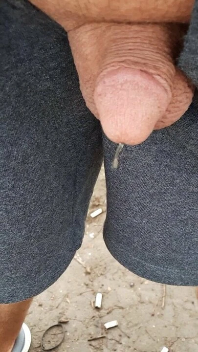 Just Peeing on a bench During my Morning Walk