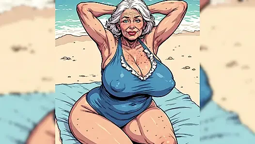 Süße und sexy strandschätzchen