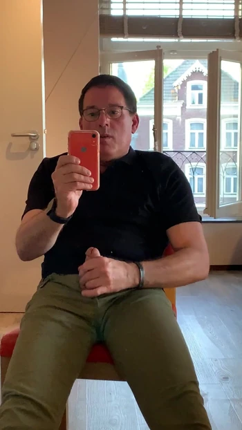 Jerking off in my tight jeans, quick cum on my AE jeans in front of open windows.