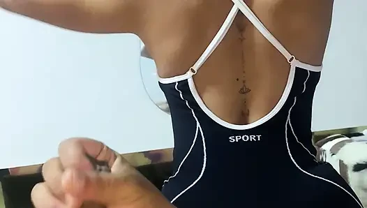 Spor salonuna gidiyordum ama daha önce sütümü boşaltıyorum