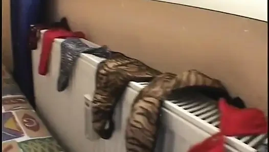 Heißes mädchen liebt es, mit ihrem jungen verspielt zu werden