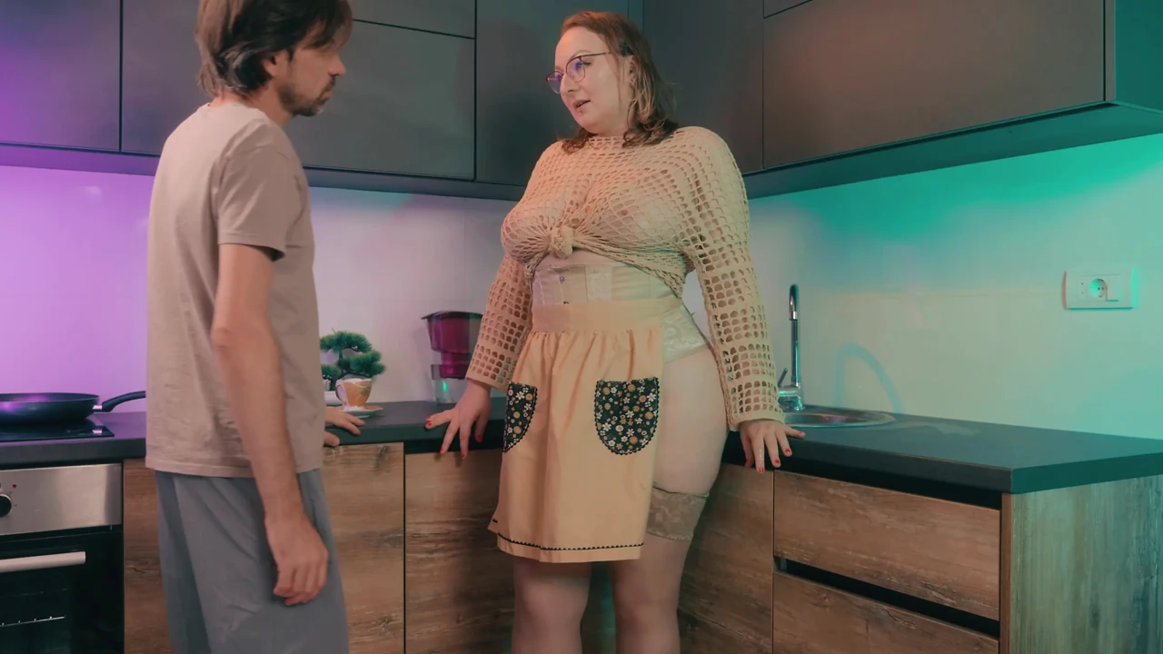 To find anything in this damn kitchen, you have to fuck this stepmom in the ass! Deep Anal Shaking Orgasm w Something Inside..