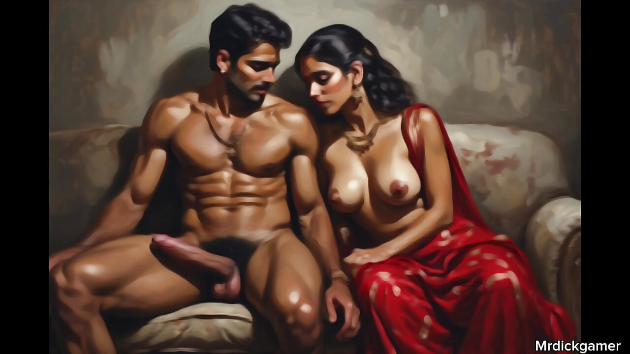 Indian naught bhabhi gives a sloppy blowjob to her stepson and gets her pussy banged