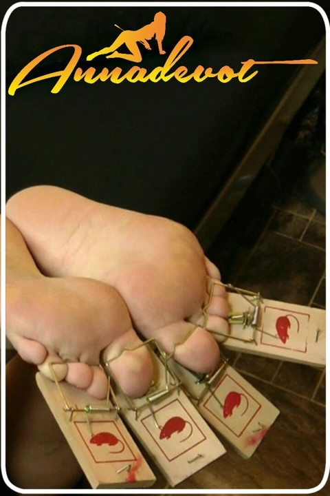 BDSM - He plays my feet and my toes, quite hard, because I'm extremely sensitive there, but it makes me kind of horny