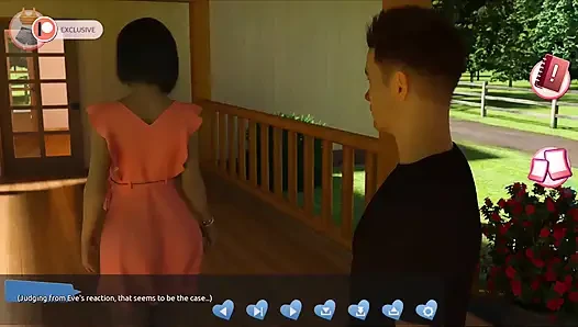 Ateşli kızlara yardım ediyor #5 - Johannes çatıyı düzeltti ve soyunuyordu Naomi Hile'de zirve yaptı.
