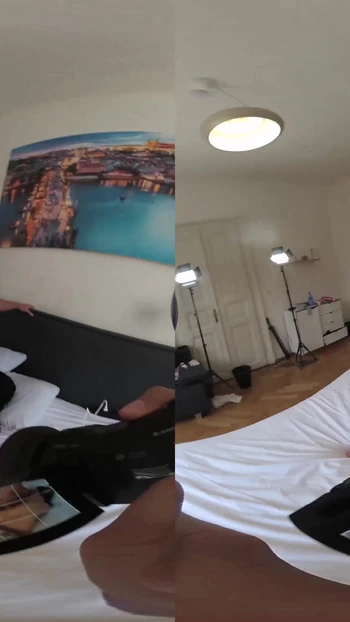Stunning moment from "Katarina Rina - Tan Teenager W Massive Ass Cannot Stop Cumming In Monster Cock Threesome - Vr Part"