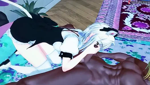 Koneko не может дождаться, чтобы попробовать большой черный член - NITR серия