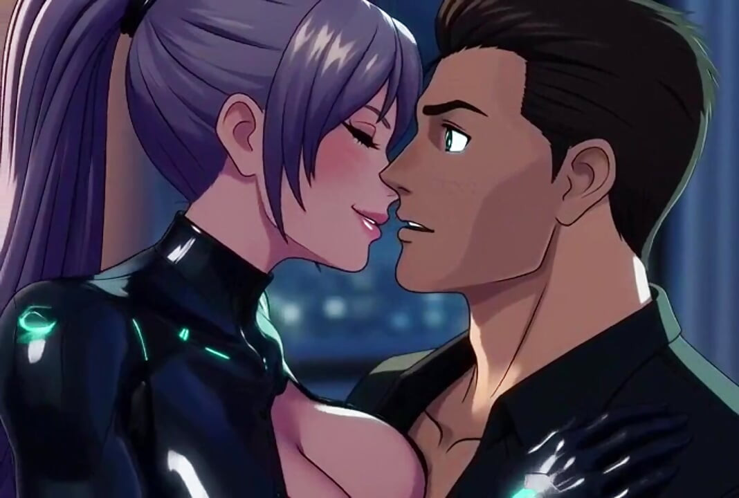Deadly Cyborg Assassin Nova Seduces & Grinds Her Target Victor in Luxury Penthouse Hot 3D Anime Passion