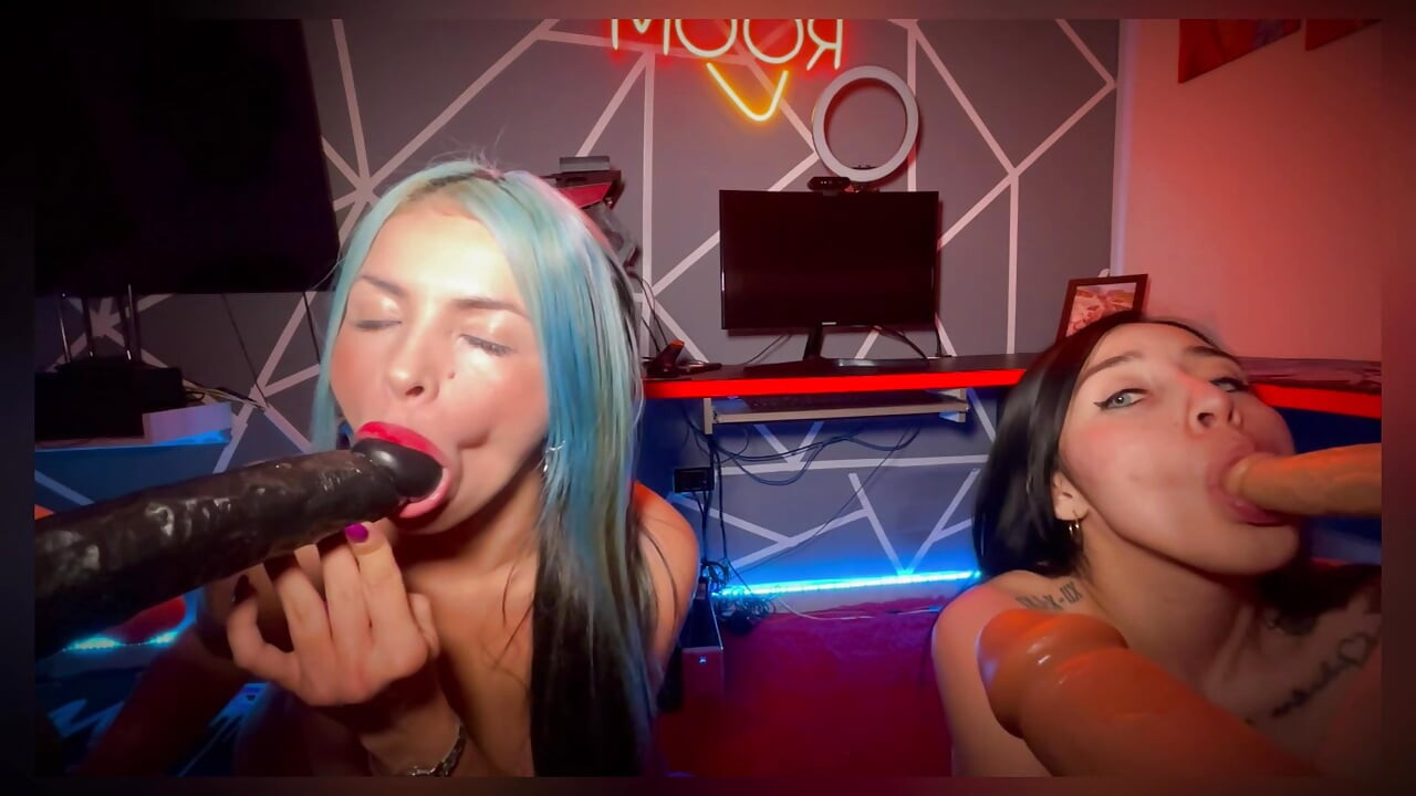 Roomates eager for dick play with dildo and eat each other's asses - SweetKimmi