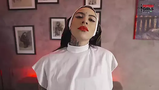 Another very hot and naughty Brazilian nun for you