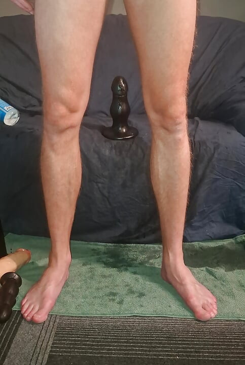 Solo male extreme anal dildo - huge toys