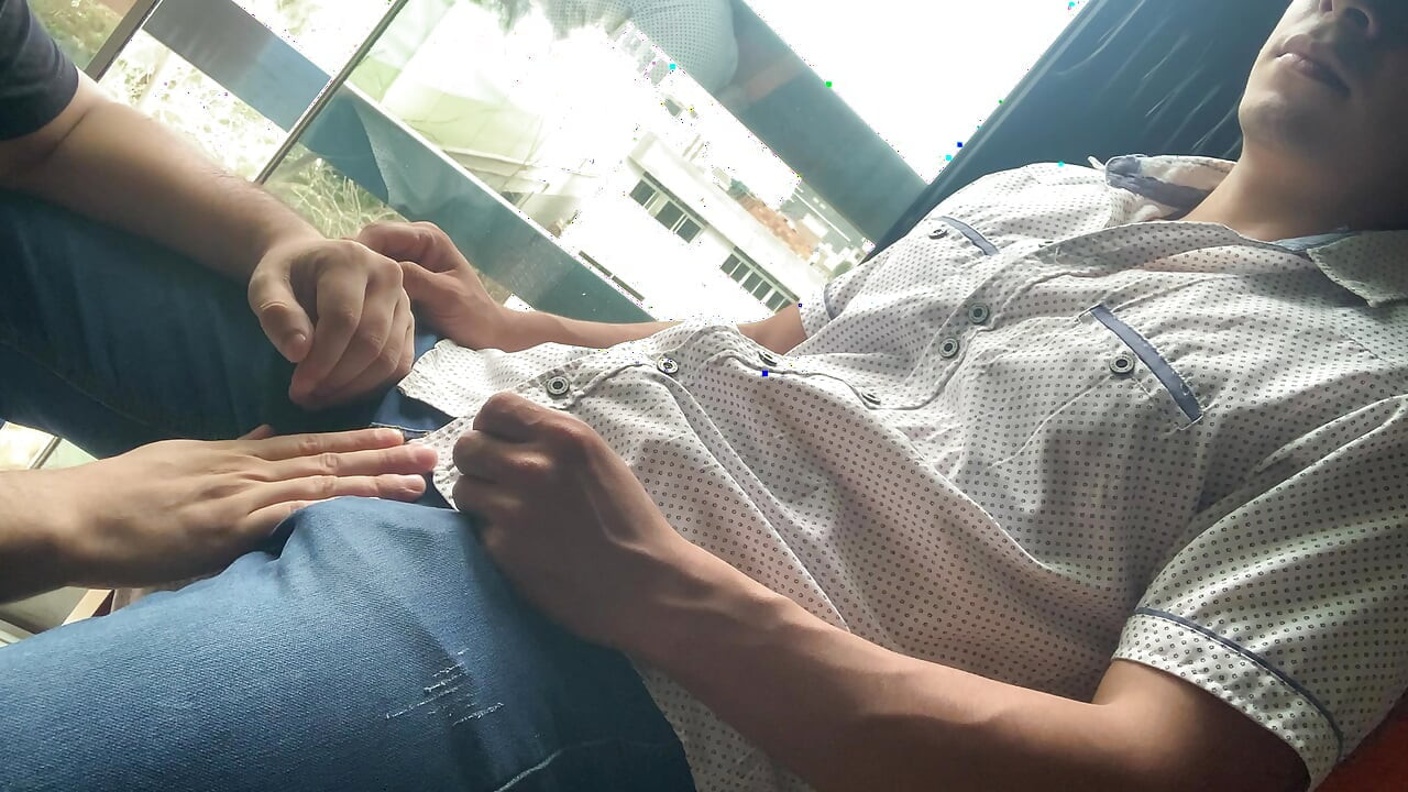 On the Rooftop Receiving a Blowjob