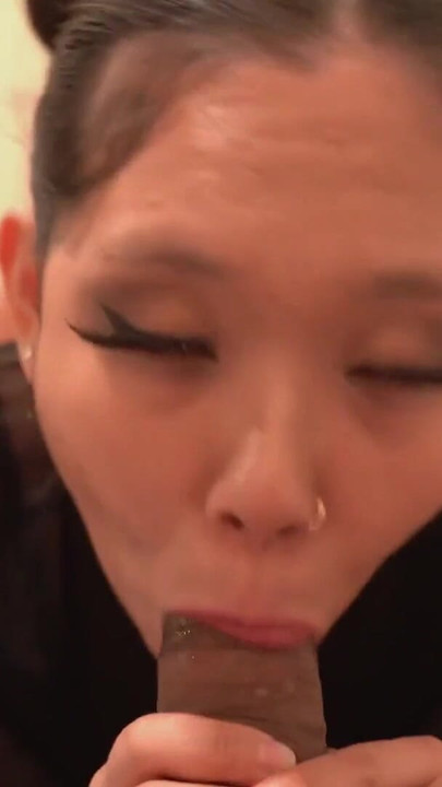 asian throat goat sucking dick sloppy massive facial | Clip 1