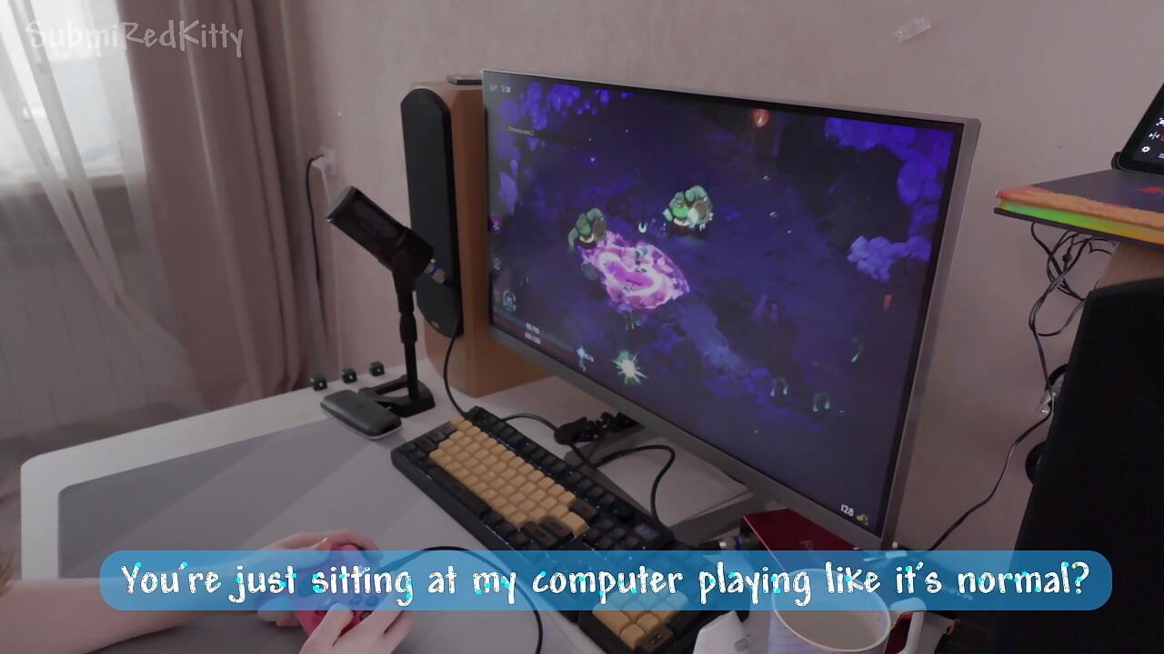 Roughly fucked my stepsister in exchange for getting to play on the computer