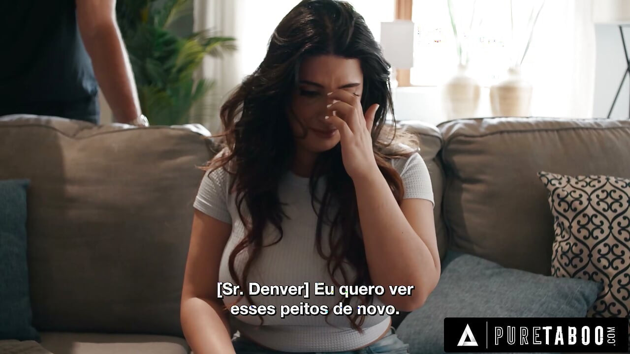 PURE TABOO גבר סוטה מרמה מורה לסקס קשוח כדי להציל את המוניטין שלה - כתוביות פורטוגזית