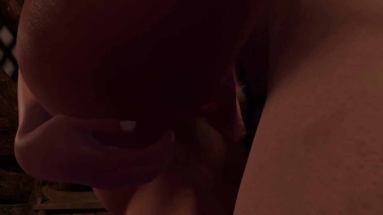 Hot Blonde Gets Fucked Standing up - 3D Porn