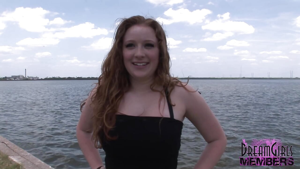 Kelsey Flashes Her Big Natural Tits and Hot Pussy in Tampa