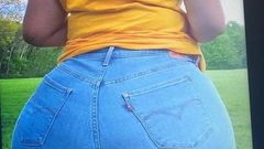 Nut Booty Hot Big Ass Latina Jeans Cum Tribute 2