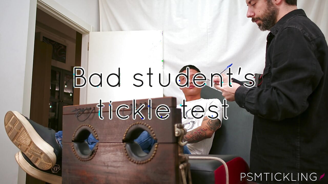 PSMTickling - Latin Hunk Arley Balls Tickled As a Guest Of The Stocks, Had His Dick Hard And Veiny